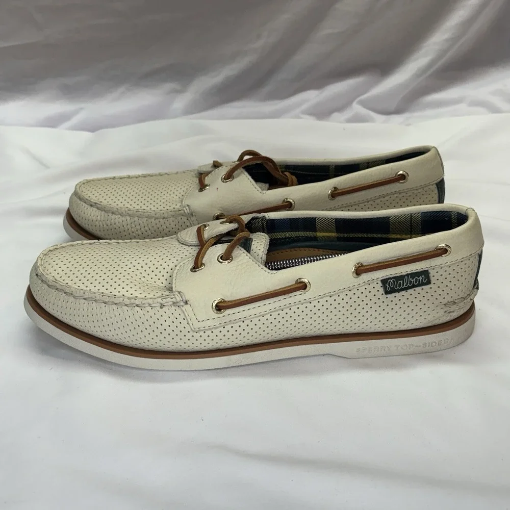 SPERRY X MALBON Authentic Original Boat Shoe MEN'S US 11 M Leather STS25222